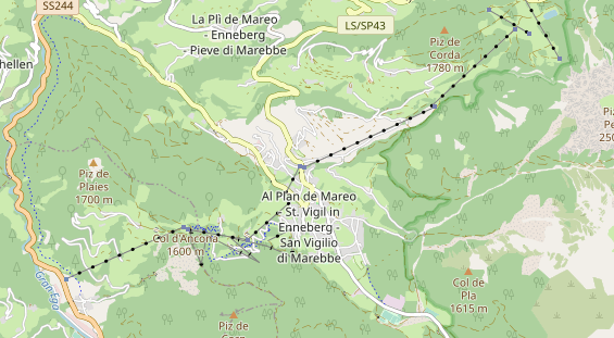 Hundehotel auf Karte