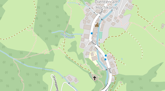 Hundehotel auf Satellitenbild