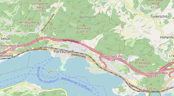 Hundehotel auf Karte