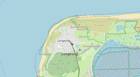 Ferienhaus auf Karte