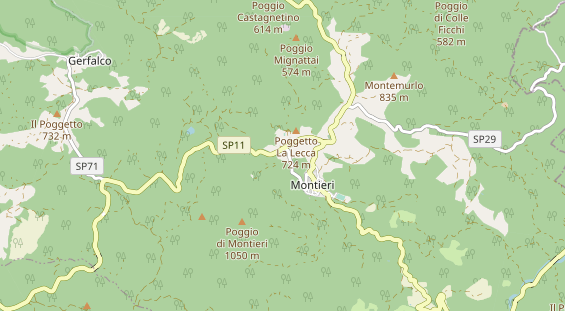 Hundehotel auf Karte