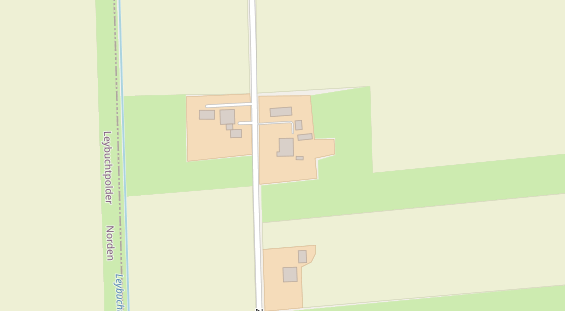 Hundehotel auf Satellitenbild