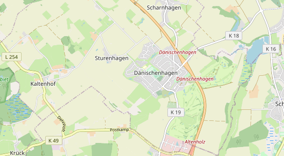 Hundehotel auf Karte