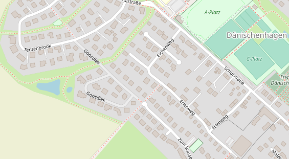 Hundehotel auf Satellitenbild