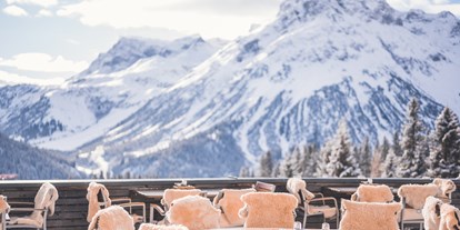 Hundehotel - Umgebungsschwerpunkt: Berg - Damüls - Panorama Sonnenterrasse - Hotel Goldener Berg - Your Mountain Selfcare Resort