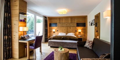 Hundehotel - Preisniveau: moderat - PLZ 7231 (Schweiz) - Doppelzimmer Deluxe - Hotel Fliana