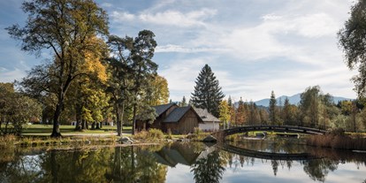 Hundehotel - Umgebungsschwerpunkt: Fluss - Steiermark - Herbst am Teichhaus & Naturbadeteich - Hotel G´Schlössl Murtal