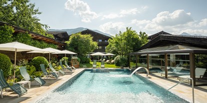 Hundehotel - Pools: Außenpool beheizt - Alpbachtal - Der Böglerhof - pure nature spa resort