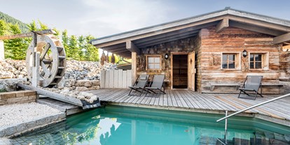 Hundehotel - Pools: Außenpool beheizt - Rauth (Nesselwängle) - Sauna mit Tauchbecken - Panoramahotel Oberjoch