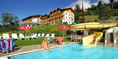 Hundehotel - Sauna - Möderndorf (Hermagor-Pressegger See) - Freibad mit Wasserrutsche - Hotel Glocknerhof