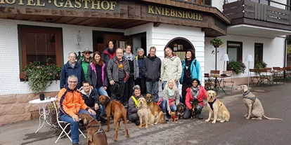 Hundehotel - Hund im Restaurant erlaubt - Bühl (Rastatt) - Mantrailing Kurs @ Kniebishöhe - Hotel Restaurant Kniebishöhe