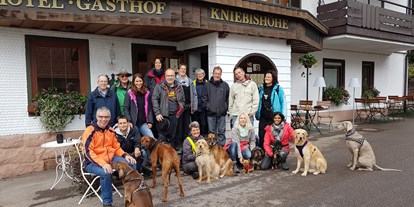 Hundehotel - Bademöglichkeit für Hunde - Gengenbach - Mantrailing Kurs @ Kniebishöhe - Hotel Restaurant Kniebishöhe