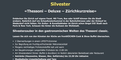 Hundehotel - Verpflegung: Vollpension - PLZ 8514 (Schweiz) - silvester  - Boutique Hotel Thessoni classic 