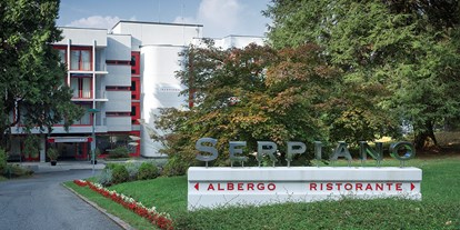 Hundehotel - Preisniveau: günstig - Lugano - Hoteleingang - Hotel Serpiano