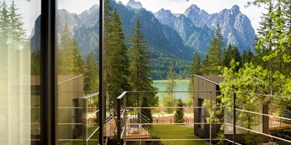 Hundehotel - Preisniveau: gehoben - Südtirol - Skyview Chalets am Camping Toblacher See