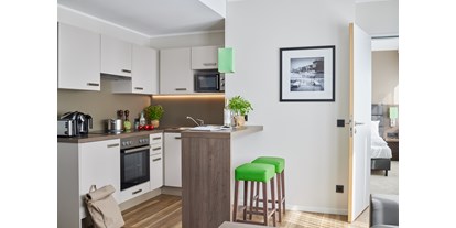 Hundehotel - PLZ 20255 (Deutschland) - Wohnbereich im Apartment - appartello - smarttime living Hamburg