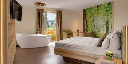 Hundehotel - Bademöglichkeit für Hunde - Hohenau (Freyung-Grafenau) - Die neuen Suiten bieten Raum für luxuriöse Aufenthalte. Suite Buche - Hotel der Bäume