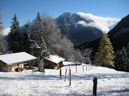 Hundehotel - Umgebungsschwerpunkt: Berg - Schangnau - Winter in ländlicher Umgebung  - Chalet-Gafri BnB - traditionelle Frühstückspension 