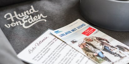 Hundehotel - Schleswig-Holstein - Premium-Hundebett, Napf und wichtige Infos gehören dazu! - Hotel kleine Auszeit
