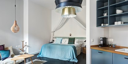 Hundehotel - Unterkunftsart: Appartement - PLZ 10719 (Deutschland) - Kategorki 3
Bis 2 Personen
37–46 m2
Badewanne
Regenwalddusche - Gorki Apartments