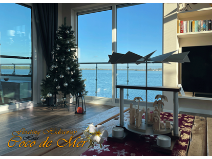 Hundehotel - Fitness - Salon in der Adventszeit - living room during advent - Coco de Mer