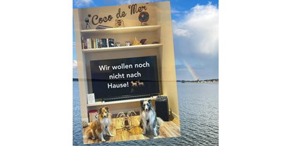 Hundehotel - Mikrowelle - Deutschland - Den beiden hat es mit Frauchen und Herrchen ganz toll gefallen. Danke für den Bildgruß, den wir verwenden dürfen. - Coco de Mer