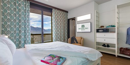 Hundehotel - barrierefrei - Serpiano - Small Simple Lake View Room - Parkhotel Brenscino Brissago