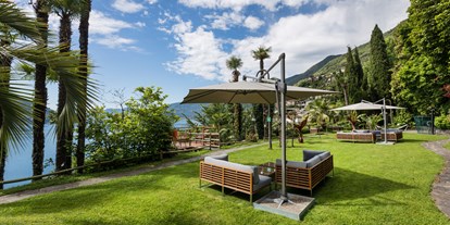 Hundehotel - Pools: Außenpool beheizt - Lugano - Parkhotel Brenscino Brissago