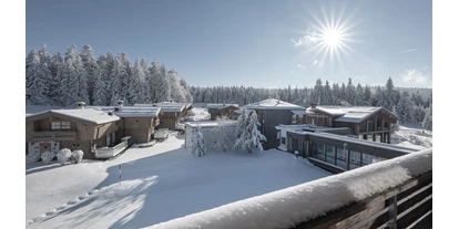 Hundehotel - Sauna - Haidmühle - INNs HOLZ Chaletdorf Resort im Winter - INNs HOLZ Chaletdorf