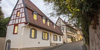 Hundehotel - Rheinland-Pfalz - Gemütliche Ferienwohnung für zwei im Fachwerkhaus am Rande der Altstadt Oppenheim. - FeWo-Oppenheim