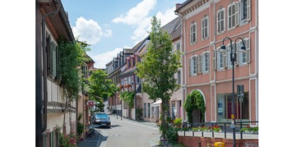 Hundehotel - Schwerpunkt: Städtetrips - Rheinland-Pfalz - Die Mainzerstraße in Oppenheim. - FeWo-Oppenheim