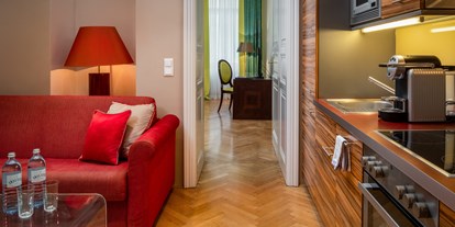 Hundehotel - Wien Floridsdorf - Wohnküche Comfort Suite - APPARTEMENT-HOTEL AN DER RIEMERGASSE
