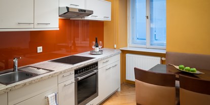 Hundehotel - Verpflegung: Frühstück - Österreich - Küche Deluxe Suite - APPARTEMENT-HOTEL AN DER RIEMERGASSE
