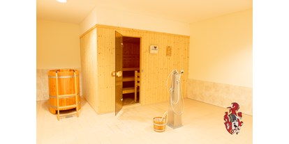 Hundehotel - Trink-/Fressnapf: im Zimmer - Rügen - Lassen Sie den Tag in den kälteren Monaten des Jahres in unserer eigenen Sauna mit Ruheraum ausklingen. - Hotel Gut Tribbevitz 