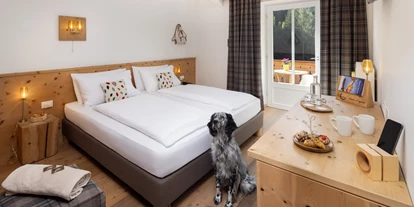 Hundehotel - keine Leinenpflicht im Hotel - Trentino-Südtirol - Komfortzimmer - Small & Lovely Hotel Zaluna