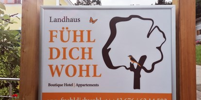 Hundehotel - Umgebungsschwerpunkt: Fluss - Landhaus FühlDichWohl- Boutique Hotel