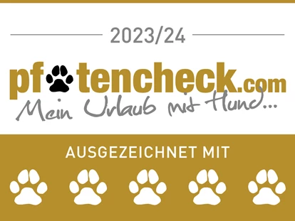 Hundehotel - Adults only - Oberstdorf - Unser Hotel wurde mit 5 Pfoten für den engagierten und professionellen Umgang mit Hunde-Gästen ausgezeichnet!  - Sporthotel Grandau