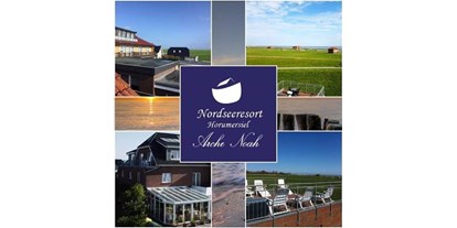 Hundehotel - Hundewiese: nicht eingezäunt - Cuxhaven - Logo NordseeResort Hotel&Suite Arche Noah - NordseeResort Hotel&Suite Arche Noah
