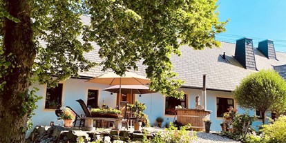 Hundehotel - Sauna - Deutschland - Landhaus Chalet Garten - Herzlich Willkommen! - Das MUSSEA Landhaus Chalet & Scheunenloft
