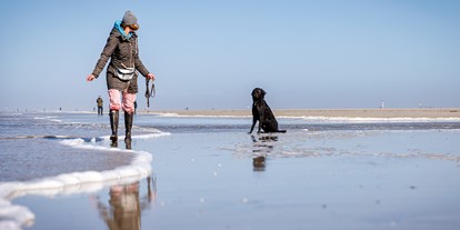 Hundehotel - Doggies: 3 Doggies - Nordstrand - am Strand - Hotel Zweite Heimat