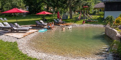 Hundehotel - WLAN - Nationalpark Hohe Tauern - Unser beliebter Hundebadeteich - GRUBERS Hotel Apartments Gastein