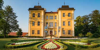 Hundehotel - Frühstück - Grosses Schloss mit Museum - Schloss Lomnitz / Pałac Łomnica