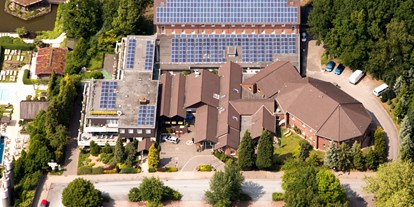 Hundehotel - PLZ 46045 (Deutschland) - Eine Luftaufnahmen unseres Hauses - Hotel Am Stimbergpark