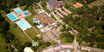 Hundehotel - barrierefrei - Ratingen - Luftbild der Umgebung - Hotel Am Stimbergpark