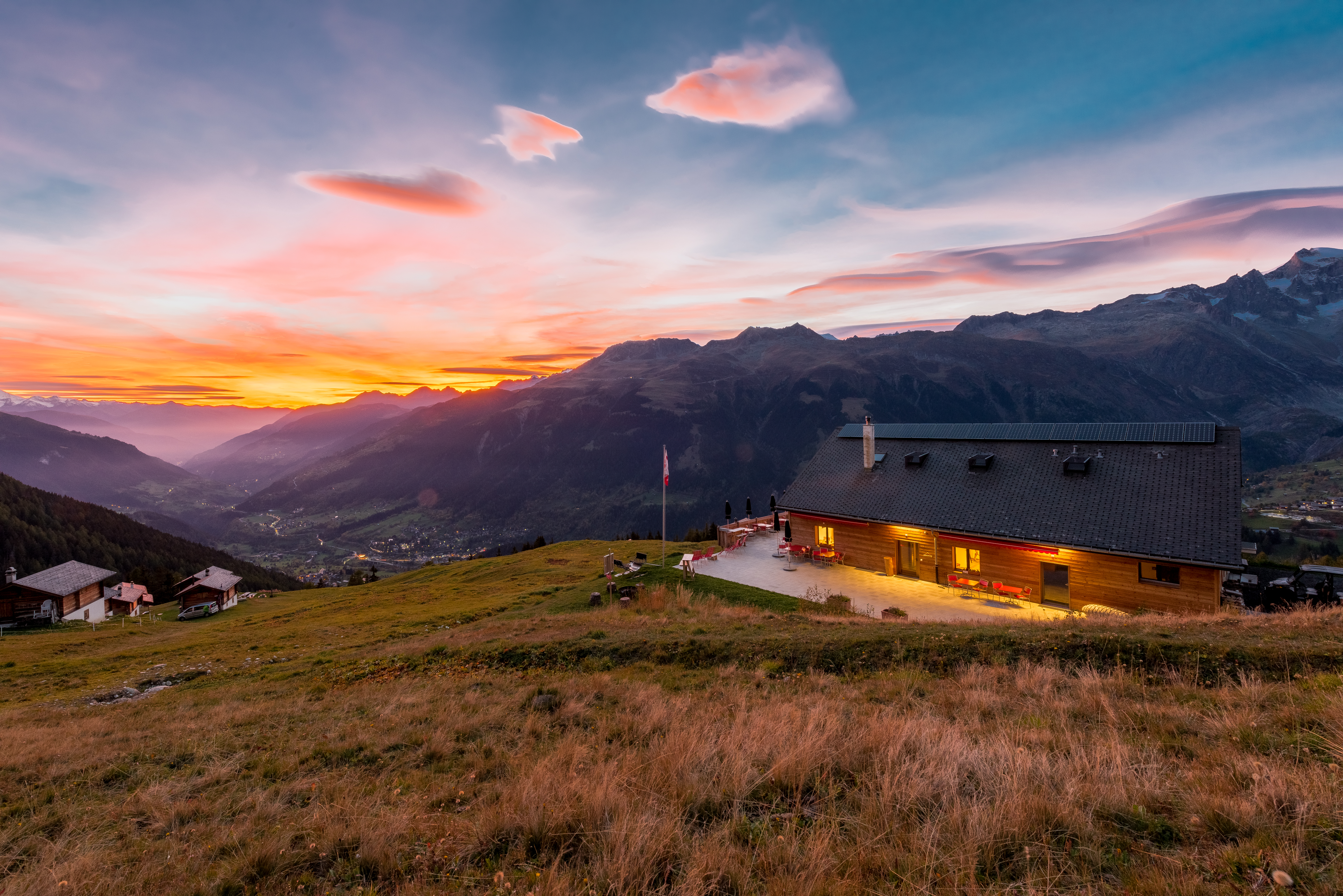 Urlaub-mit-Hund - Chäserstatt Abendstimmung - Berg- und Seminarhotel Chäserstatt 