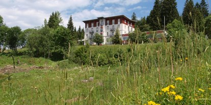 Hundehotel - Umgebungsschwerpunkt: Berg - Lenzkirch - Außenansicht des Hotels  - Waldhotel am Notschreipass