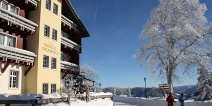 Hundehotel - PLZ 79276 (Deutschland) - Wiedener Eck im Winter - Berghotel Wiedener Eck