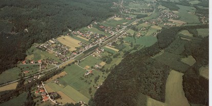 Hundehotel - Hundewiese: nicht eingezäunt - Minden (Minden-Lübbecke) - Luftbild Leopoldstal - Landhaus Blumengarten