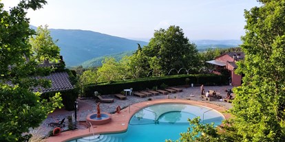 Hundehotel - Pools: Außenpool nicht beheizt - Toskana - Neuer Pool - Hotel Rifugio Prategiano Maremma Toskana