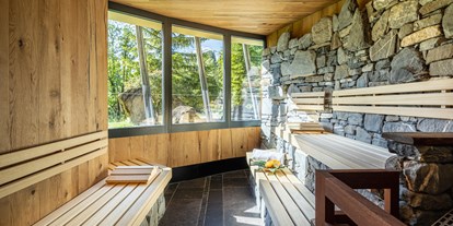 Hundehotel - Verpflegung: Vollpension - Steinöl Sauna  - Lenkerhof gourmet spa resort - Realais & Châteaux